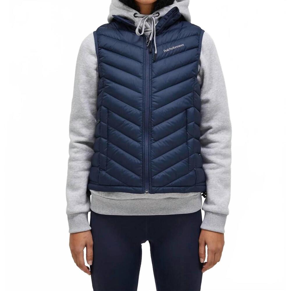 NEW PEAK PERFORMANCE frost down vest in blue shaddow